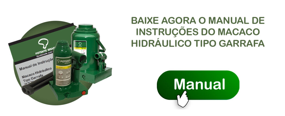 Macaco Hidráulico Garrafa Greenline - GAR02-GL - Potente Brasil
